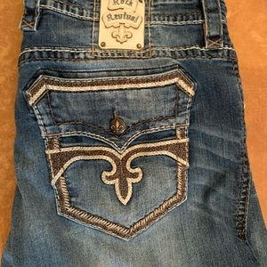 Men’s Rock Revival Jeans - Size 42